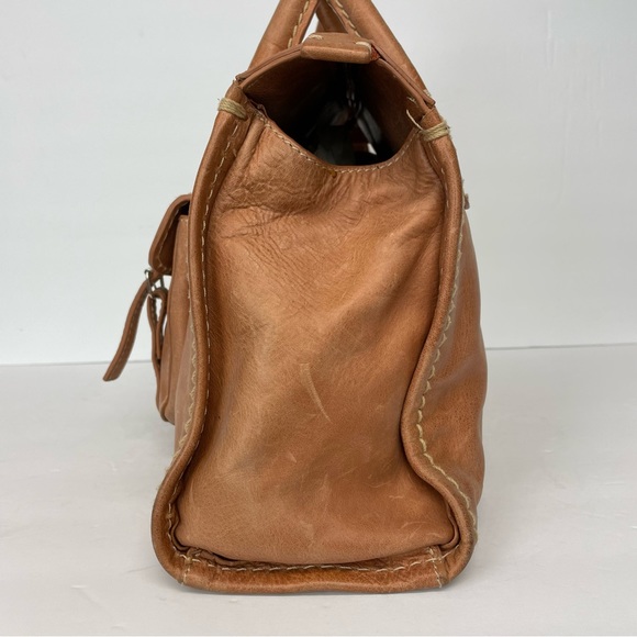 Chloe Edith Satchel Tan LIKE NEW - Picture 5 of 13